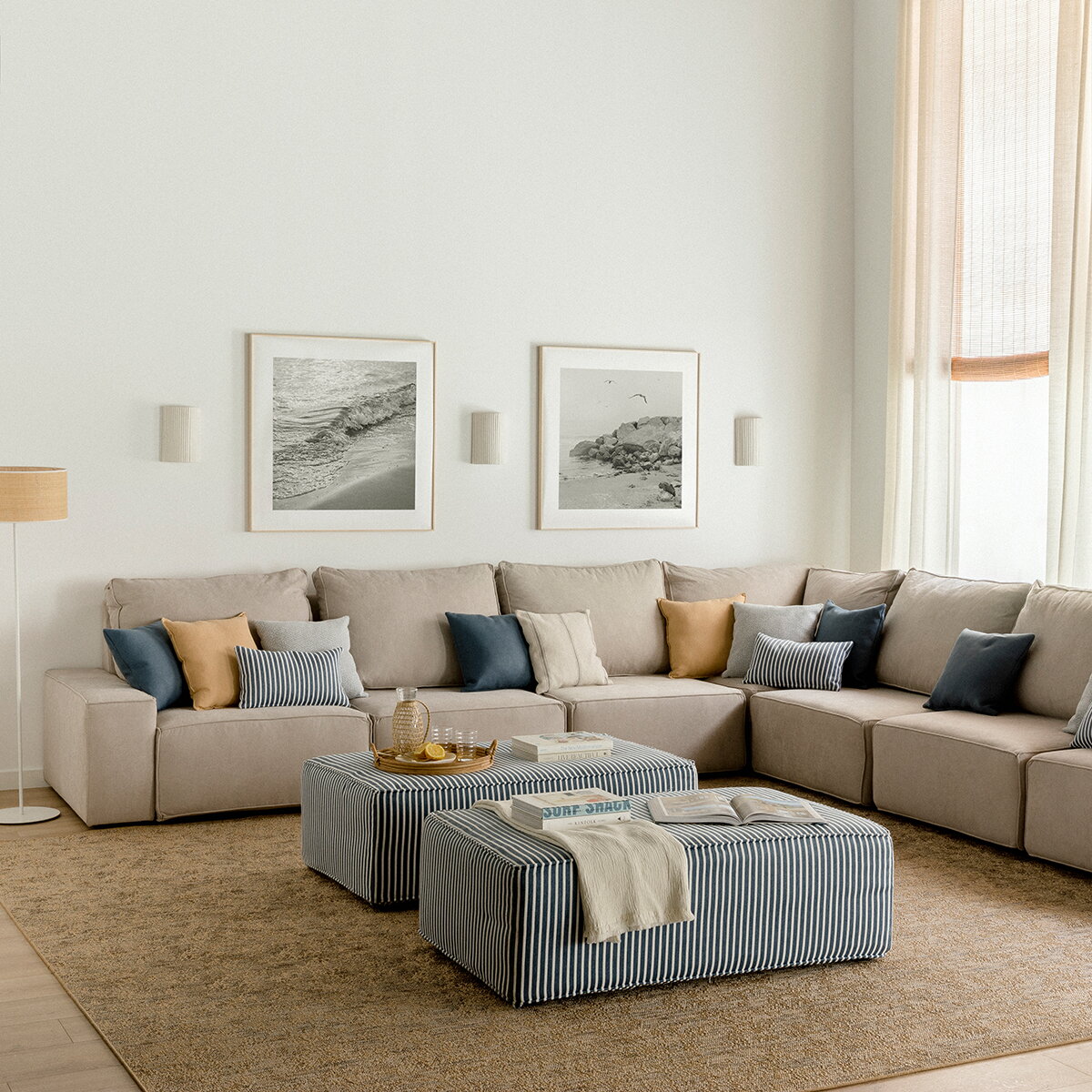 Loft sofá rinconera 7 plazas personalizable
