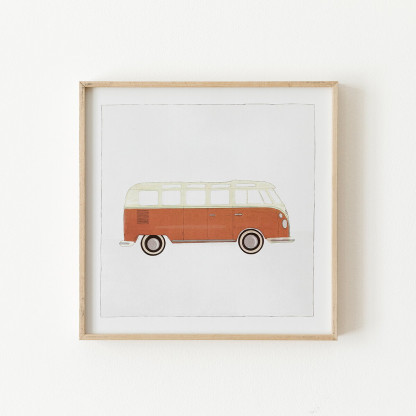 Orange-van